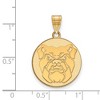 Black Bow Jewelry 10k Yellow Gold Butler Bulldogs NCAA Large Pendant - 2 of 3