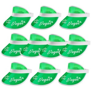 GSE Casino Poker Dealer Visor, Bingo Game Hats, Dealer Hat for Men/Women, Beach Golf Hats - 1 of 4
