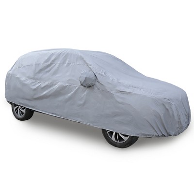 X-Autohaux YXL Gray PEVA Car Cover w Mirror Pocket for SUV 525 x 190 x 180cm