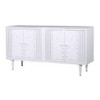 Treasure Trove Accents 4 Door Credenza Kiowa White - 4 of 4
