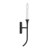 Capital Lighting Decklan 1 - Light Wall Light in  Black Iron - 3 of 4