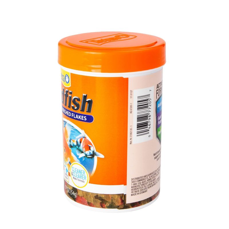 Tetra TetraFin Seafood Vitamin C Enriched Goldfish Flakes Clean &#38; Clean Water Formula - 1.91oz, 4 of 8