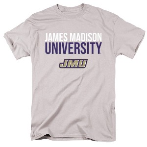 Men's James Madison University JMU Official Stacked T-Shirt - 1 of 4