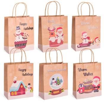 Nifti Nest Christmas Gift Bags, 30 pcs