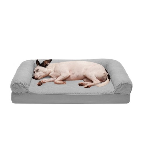 Furhaven quilted orthopedic sofa 2024 dog & cat bed