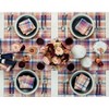 Solino Home Linen Table Runner | Fall Flavors Madras - 3 of 4