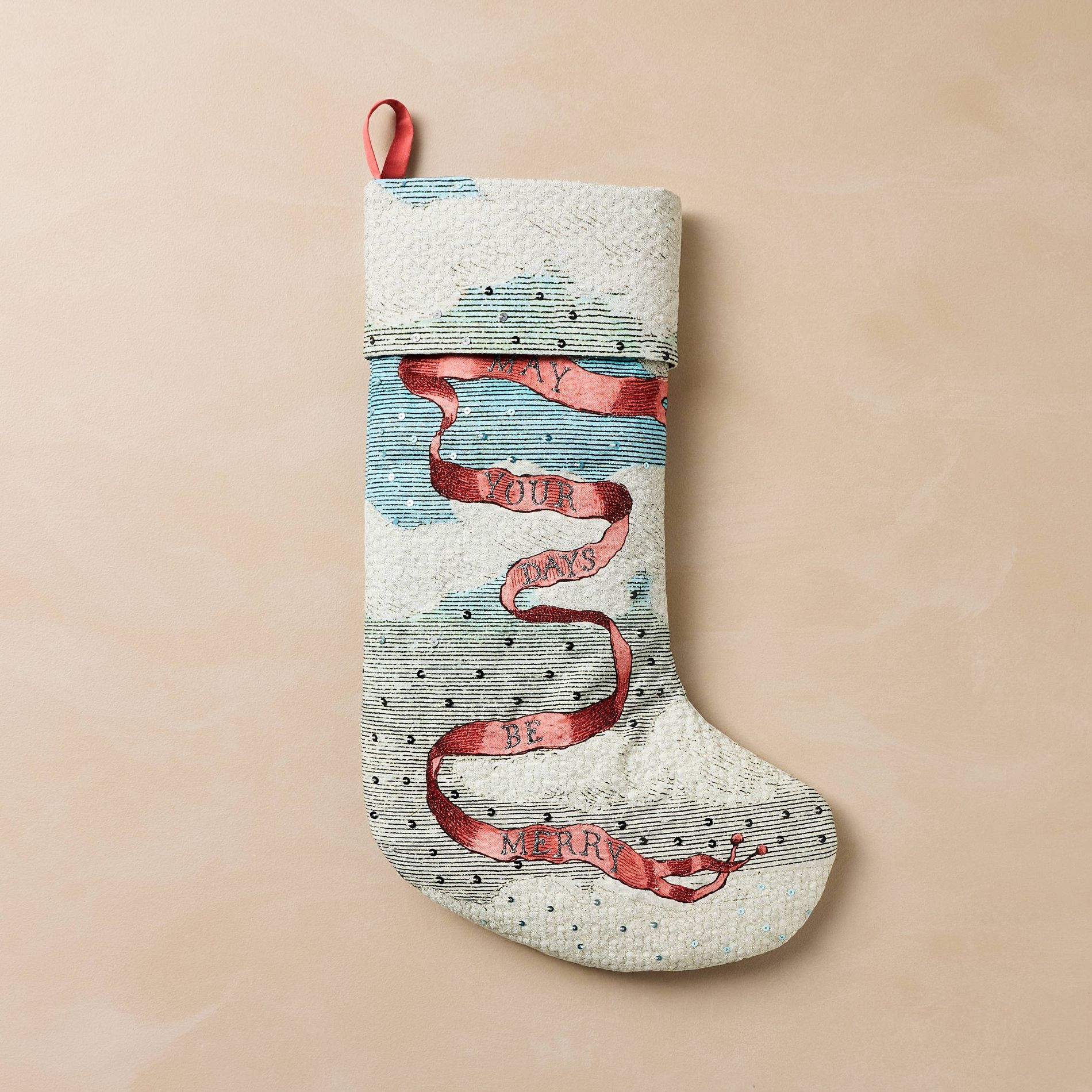 John Derian for Target "May Your Days Be Merry" Stocking