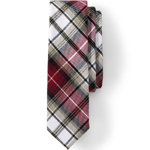 Lands' End School Uniform Adult Plaid To Be Tied Tie - 1 of 2