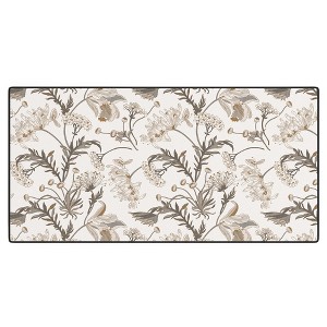 Iveta Abolina Poesie French Garden Cream Desk Mat - 1 of 4