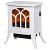 HOMCOM Freestanding Electric Fireplace, Space Heater with Realistic Flame Effect and Overheat Protection, 750W/1500W - 4 of 4