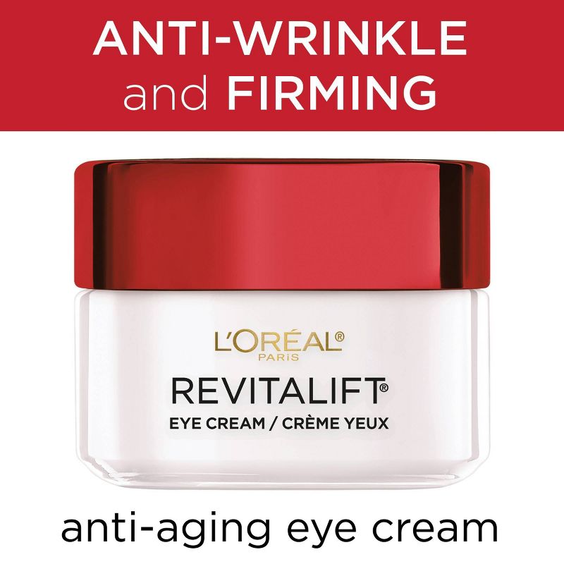 L&#39;Oreal Paris Revitalift Anti-Wrinkle + Firming Eye Cream - 0.5oz, 5 of 8