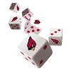 MasterPieces Officially Licensed NFL Arizona Cardinals - 6 Piece D6 Gaming Dice Set Ages 6 and Up - 3 of 4