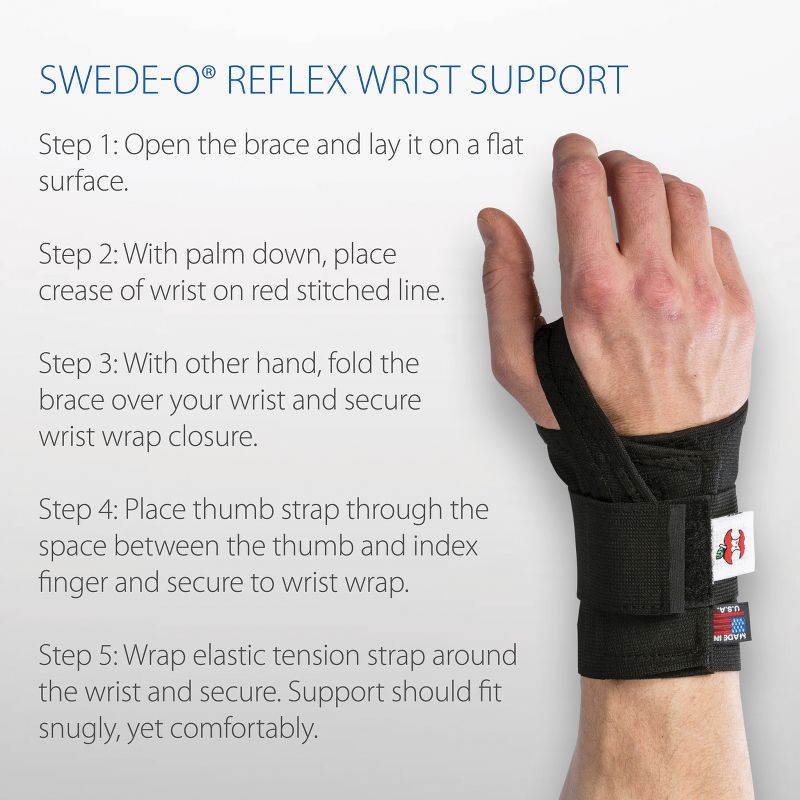 Swede-O Reflex Wrist Support, 5 of 7