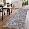 Area Rugs for Living Room Washable, Soft Vintage Neutral Bedroom Rugs Boho Farmhouse Low Pile Non-Slip Indoor Carpet Rugs for Dining Room - 2 of 4