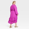 Women's Long Sleeve Wrap Dress - Knox Rose™ - 2 of 3
