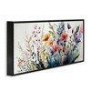 Stupell Industries Bold Floral Hues Blooming Nature Framed Giclee Art, Black, 30" x 13" - 2 of 4