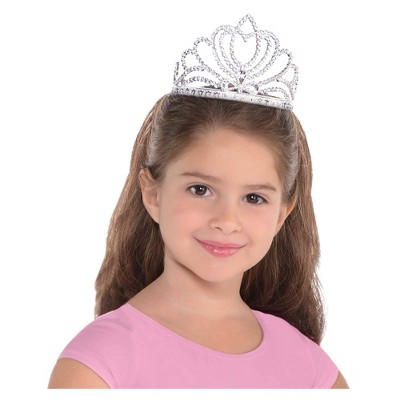 Adult Tiara Princess Silver Accessory Halloween Costume