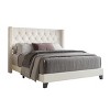 Home Design Homer Tufted Upholstered Panel Bed - 3 of 4