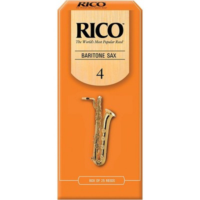 Rico Baritone Saxophone Reeds, Box of 25 Strength 4