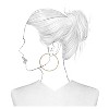Thin Circle Hoop Earrings - Universal Thread™ - image 3 of 3