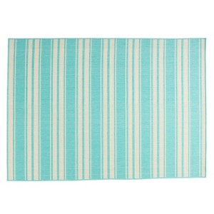 SEVOBAL Rug Indoor and Outdoor Area Rug 7'*5'3"’ Vintage Large Non-slip Rug For Living Room Kitchen Bedroom, Green, 84"*63"*0.16" - 1 of 4