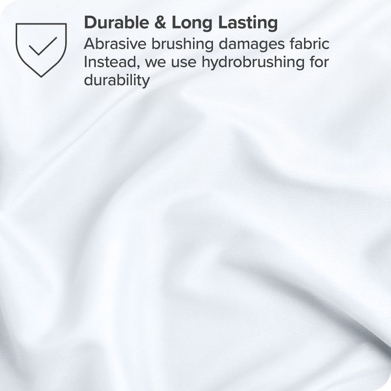Double Brushed Duvet Set - Ultra-Soft, Easy Care by Bare Home, 3 of 11