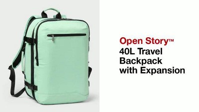 40L Travel Backpack with Expansion - Open Story : Target
