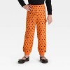 Toddler Girls' 2pc Disney Minnie Mouse Halloween Fleece Pullover & Pants Set - Orange/Black - 4 of 4