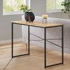 NicBex Narrow Console Table,Stylish Minimalist Entryway Table,Modern Couch Table for Living Room,Brown - 2 of 4