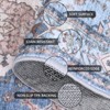 Area Rugs for Living Room - Machine Washable, Non-Slip, Stain Resistant, Soft Boho Vintage, Low Pile Thin Carpet - 3 of 4
