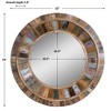 Uttermost Jeremiah Round Mango Wood Mirror, 32-Inch Rustic Wall Accent - 4 of 4