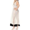 LA LEELA Women's Open Front Summer Duster Beach Holiday Fashion L-XL Cream Floral - 2 of 4