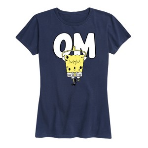Women's - SpongeBob SquarePants - Yoga Pants Short Sleeve Graphic T-Shirt - 1 of 4
