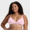 Women's Pointelle Triangle Bralette - Wild Fable™ - 4 of 4