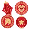 Big Dot of Happiness Lunar New Year - Lantern Decorations DIY 2026 Year of the Horse  Essentials - Set of 20 - 2 of 4