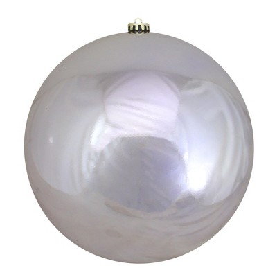 Northlight Shiny Gray Shatterproof Christmas Ball Ornament 10" (250mm)