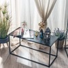 Nordlys | Industrial Black Metal Coffee Table, Industrial Style , Living Room - 2 of 4