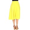 Women's Flared Midi Skirt with pockets - White Mark - 3 of 3