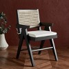 Colette Rattan Armchair - SFV4136 - Safavieh Couture - 2 of 4