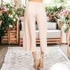 Anna-Kaci Women's Wide Leg Pants Pleated Cropped Palazzo Lounge Pants - 2 of 4