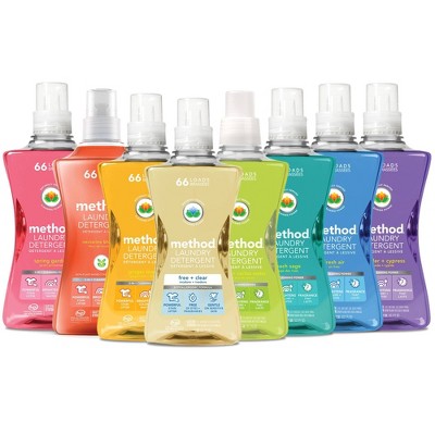 Method Beach Sage Hypoallergenic Liquid Laundry Detergent, 66 Loads