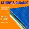 Strictly Briks Classic Stackable Baseplates, For Building Bricks, Bases for Tables, Mats, Multicolors, 6 Pack, 10x10 Inches - 2 of 4