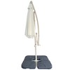 Gulches Offset Hanging Cantilever Patio Umbrella - Banana-Shaped, Easy Tilt, Crank, 8-Rib Frame, Beige, 10ft (No Plastic Base) - 2 of 4