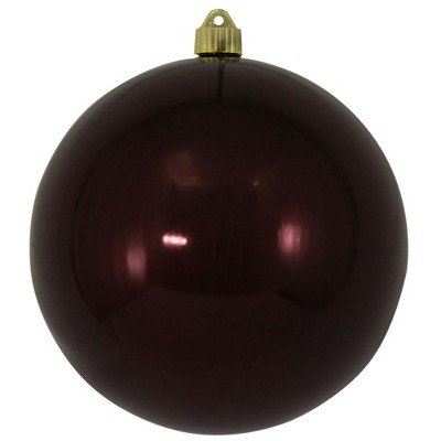 Christmas by Krebs Shiny Java Brown Shatterproof Christmas Ball Ornament 8" (200mm)