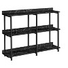 Lyngins Narrow Entryway Table with 2 Open Bottom Storage Shelves,Stylish Minimalist Console Table for Living Room - 2 of 4