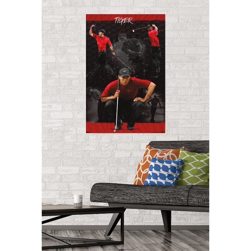 Trends International Tiger Woods - Sketch Unframed Wall Poster Prints, 2 of 7