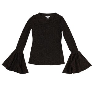 bar III Womens Textured Knit Blouse - 1 of 2