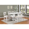 TiramisuBest Waterfall Entryway Bench - Beige Wood & Fabric, 52"W, 17.5x52x18 Inches - 3 of 4