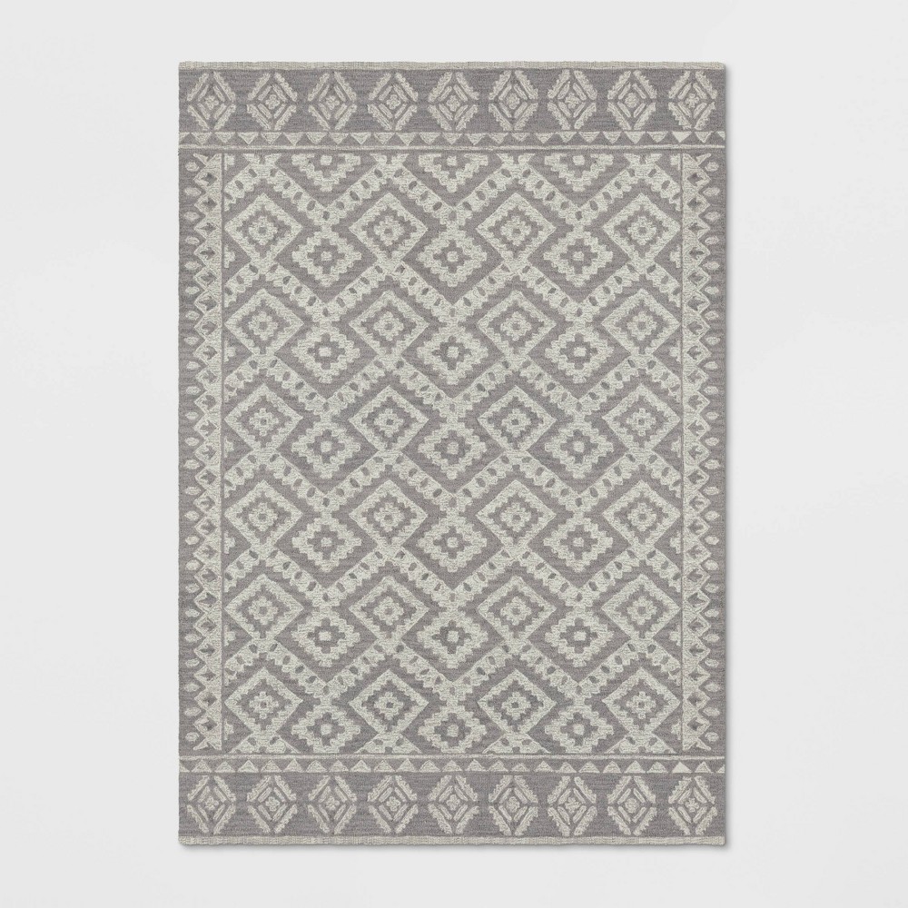 7'X10' Jacamar Tribal Design Tufted Area Rug Neutral - Opalhouse was $349.99 now $174.99 (50.0% off)