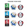 Xcello Sports Soccer Ball Size 4 (2-Pack) Assorted Graphics with Pump - 3 of 4